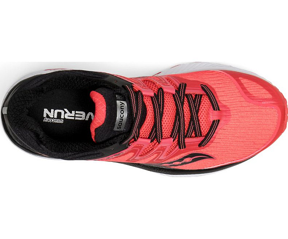 Кроссовки женские Saucony Guide ISO ViZiRed/Black - Фото 3 большая