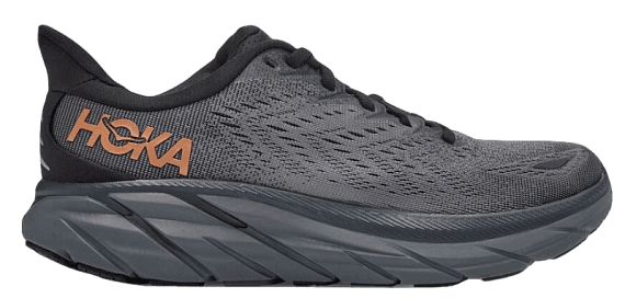Кроссовки женские Hoka Clifton 8 Anthracite/Copper - Фото 4 большая