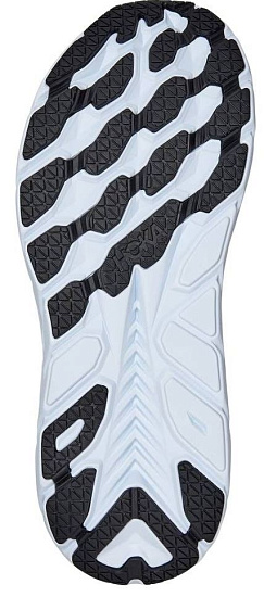 Кроссовки женские Hoka Clifton 8 Wide Black/White - Фото 6 большая