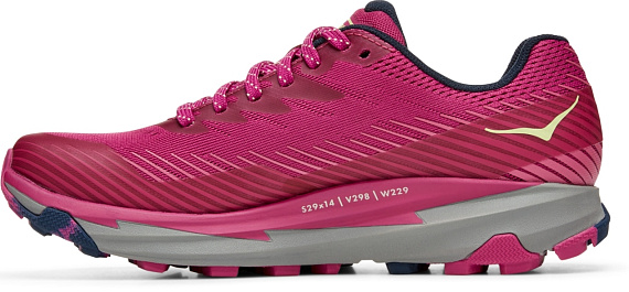 Кроссовки женские Hoka Torrent 2 Festival Fuchsia/Ibis Rose - Фото 6 большая