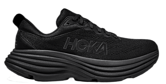 Кроссовки женские Hoka Bondi 8 Wide Black/Black - Фото 2 большая