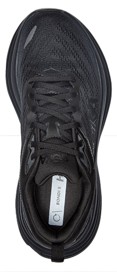 Кроссовки женские Hoka Bondi 8 Wide Black/Black - Фото 5 большая