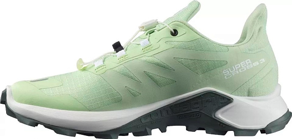 Кроссовки женские Salomon Supercross 3 Gr/Wht/Duck Gre - Фото 2 большая