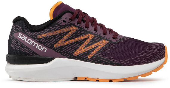 Кроссовки женские Salomon Sonic 5 Balance Grape Wine/B - Фото 2 большая