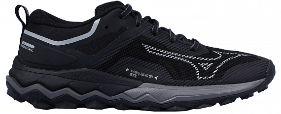 Кроссовки женские Mizuno Wave Ibuki 4 Gtx Black/Silver/Quiet Shade - Фото 1 большая