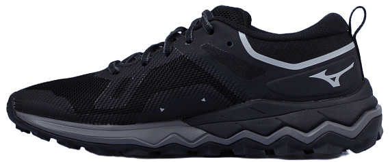 Кроссовки женские Mizuno Wave Ibuki 4 Gtx Black/Silver/Quiet Shade - Фото 2 большая