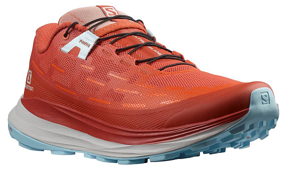 Кроссовки женские Salomon Ultra Glide Mecca Orange/Red - Фото 2 большая