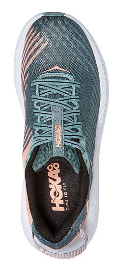 Кроссовки женские Hoka Rincon Lead/Pink Sand - Фото 4 большая
