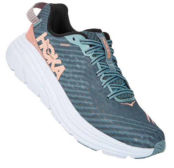 Кроссовки женские Hoka Rincon Lead/Pink Sand - Фото 7 большая