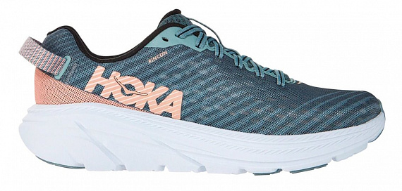 Кроссовки женские Hoka Rincon Lead/Pink Sand - Фото 1 большая