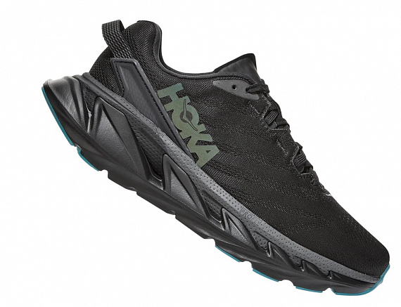 Кроссовки женские Hoka Elevon 2 Black/Dark Shadow - Фото 1 большая