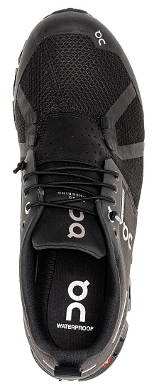 Кроссовки женские On Cloud Waterproof Black/Lunar - Фото 5 большая