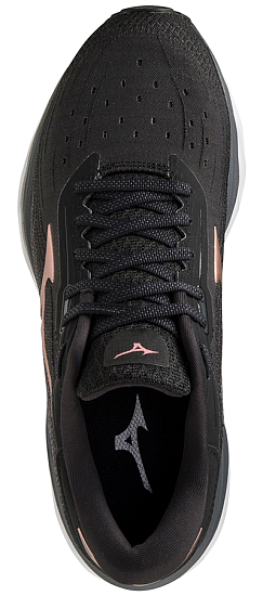 Кроссовки женские Mizuno Wave Sky 5 чер/роз-крас/сер-син. - Фото 3 большая