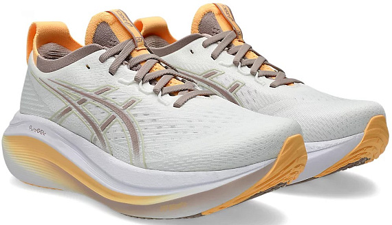 Кроссовки женские ASICS Gel-Nimbus 27 White/Fawn - Фото 2 большая