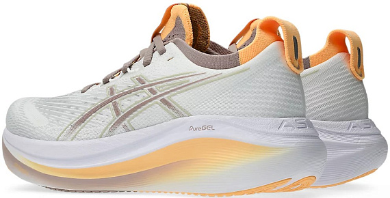 Кроссовки женские ASICS Gel-Nimbus 27 White/Fawn - Фото 3 большая
