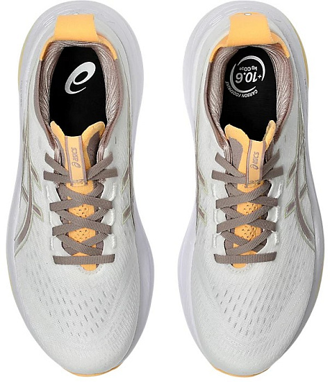 Кроссовки женские ASICS Gel-Nimbus 27 White/Fawn - Фото 6 большая