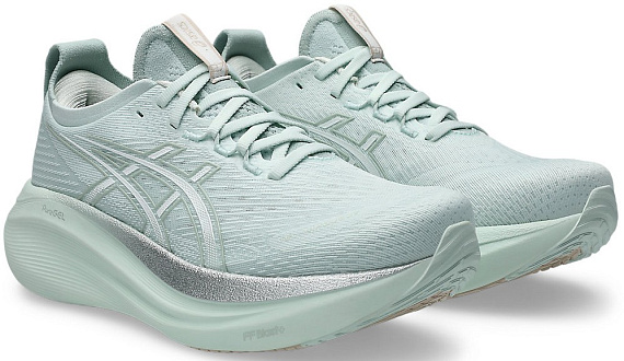 Кроссовки женские ASICS Gel-Nimbus 27 Pure Aqua/White - Фото 2 большая