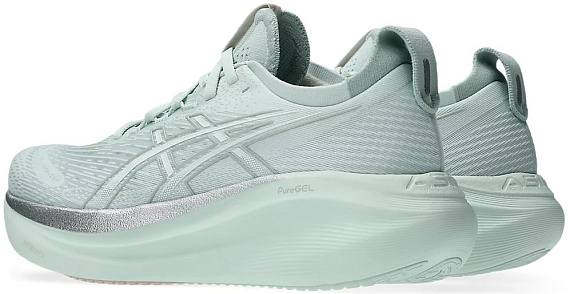 Кроссовки женские ASICS Gel-Nimbus 27 Pure Aqua/White - Фото 3 большая