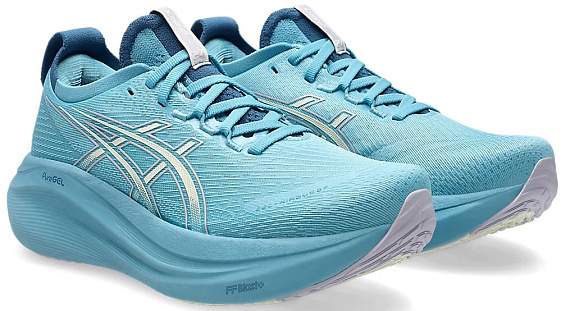 Кроссовки женские ASICS Gel-Nimbus 27 Stillwater/Cream - Фото 2 большая
