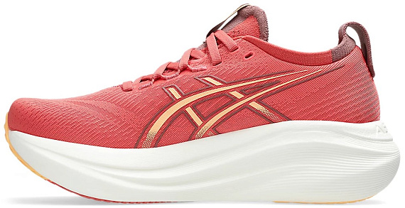Кроссовки женские ASICS Gel-Nimbus 27 Dark Pink Clay/Orange Glow - Фото 4 большая