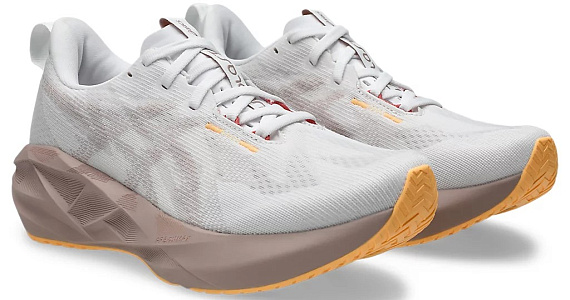Кроссовки женские ASICS Novablast 5 White/Fawn - Фото 4 большая