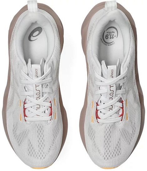 Кроссовки женские ASICS Novablast 5 White/Fawn - Фото 7 большая
