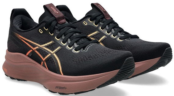 Кроссовки женские ASICS Gel-Kayano 32 Black/Dark Currant - Фото 3 большая