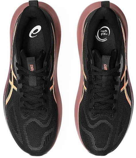 Кроссовки женские ASICS Gt-1000 14 Black/Vivid Coral - Фото 6 большая