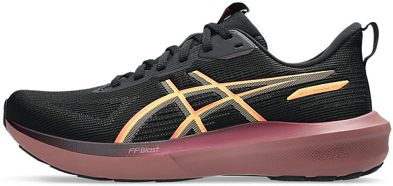 Кроссовки женские ASICS Gt-1000 14 Black/Vivid Coral - Фото 8 большая