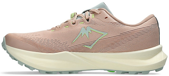 Кроссовки женские ASICS Fuji Lite 6 Pale Apricot/Lichen Rock - Фото 3 большая