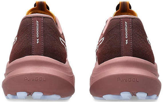 Кроссовки женские ASICS Gt-2000 14 Tr Nature Bathing/Dark Red Planet - Фото 5 большая