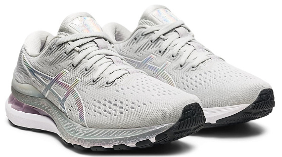 Кроссовки женские ASICS Gel-Kayano 28 Platinum Glacier Grey/White - Фото 2 большая