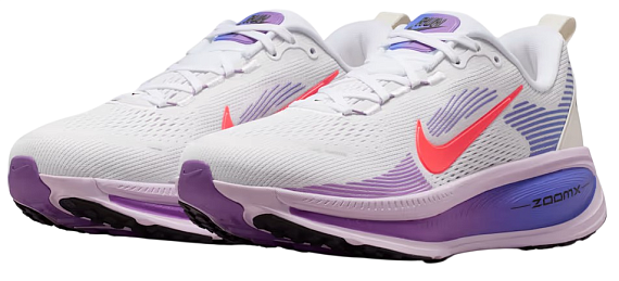 Кроссовки женские Nike Vomero 18 White/Hot Lava-Violet Mist-Sapphire-Brt Violet-Black - Фото 3 большая
