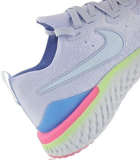 Кроссовки женские Nike Epic React Flyknit 2 White - Фото 6 большая