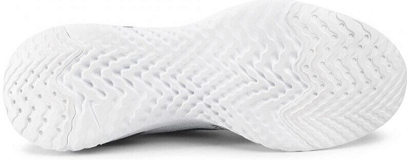 Кроссовки женские Nike Epic React Flyknit 2 White/Grey - Фото 5 большая
