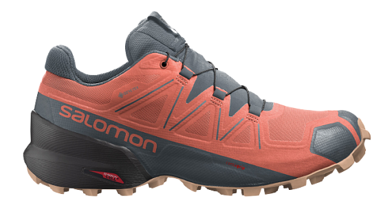 Кроссовки женские Salomon Speedcross 5 Gtx Persimon/Ph - Фото 1 большая