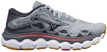 Кроссовки женские Mizuno Wave Horizon 7 Gray Mist/White/Hot Coral