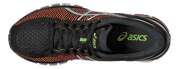 Кроссовки женские ASICS Gel Quantum 360 Черный/Красный/Зеленый - Фото 3 большая