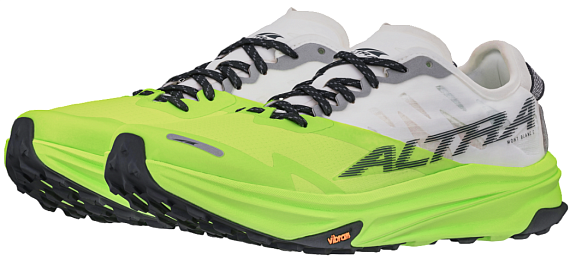 Кроссовки женские Altra Mont Blanc Carbon White/Lime - Фото 4 большая