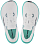 Кроссовки женские Altra Torin 8 White/Green - Фото 5 малая