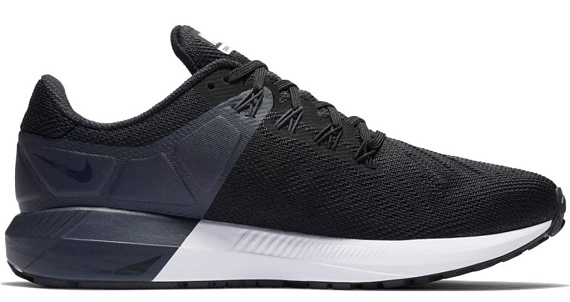 Кроссовки женские Nike Air Zoom Structure 22 Black/White-Gridiron - Фото 5 большая