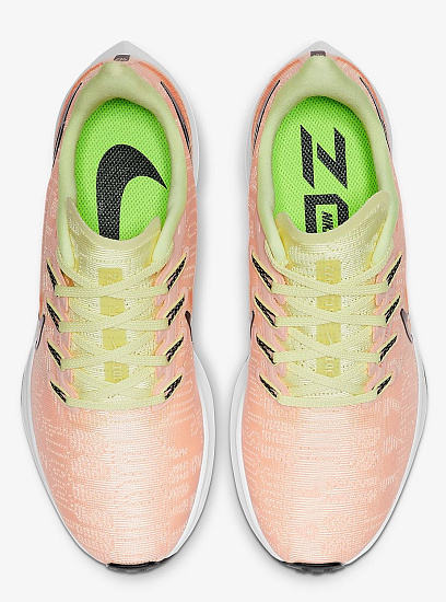 Кроссовки женские Nike Air Zoom Pegasus 36 Prm Rise Crimson Tint/Black-Luminous Green - Фото 4 большая