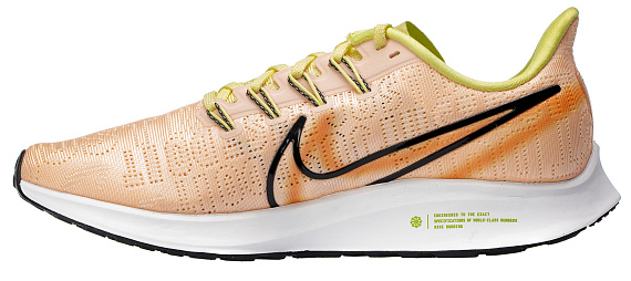 Кроссовки женские Nike Air Zoom Pegasus 36 Prm Rise Crimson Tint/Black-Luminous Green - Фото 6 большая