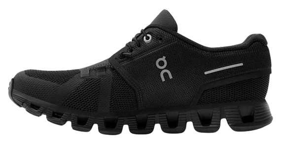 Кроссовки женские On Cloud 5 All Black - Фото 4 большая