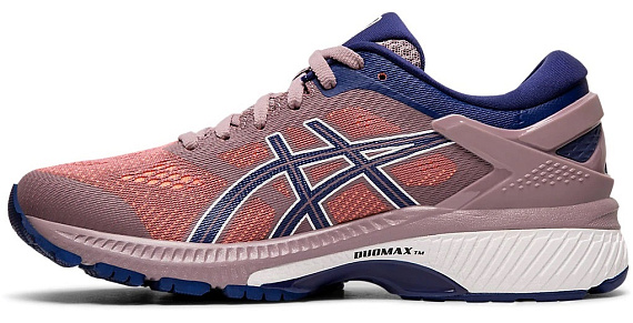 Кроссовки женские ASICS Gel-Kayano 26 Violet Blush/Dive Blue - Фото 4 большая