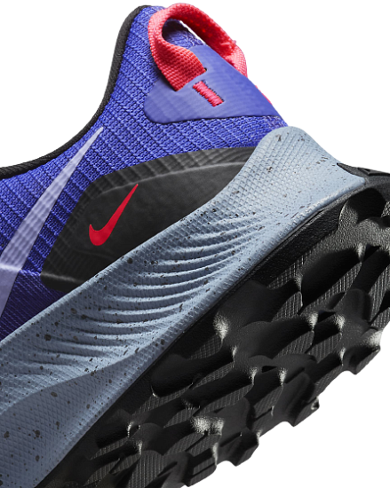 Кроссовки женские Nike Pegasus Trail 3 Lapis/Black/Flash Crimson/Light Thistle - Фото 8 большая