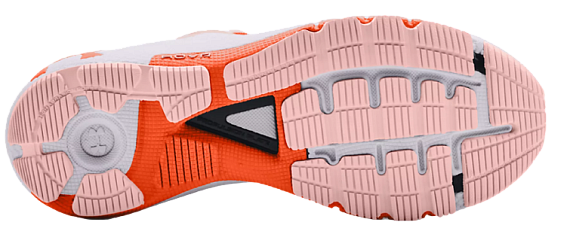 Кроссовки женские Under Armour Hovr Machina 2 Beta Tint/Blaze Orange - Фото 4 большая