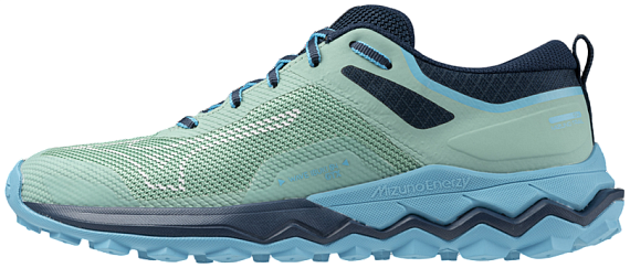 Кроссовки женские Mizuno Wave Ibuki 4 Gtx Dusty Jade Green/Nimbus Cloud/River Blue - Фото 2 большая