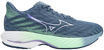 Кроссовки женские Mizuno Wave Rider 28 Citadel/White/Neo Mint