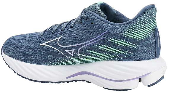 Кроссовки женские Mizuno Wave Rider 28 Citadel/White/Neo Mint - Фото 5 большая